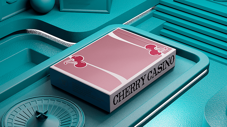 PlayingCardDecks.com-Cherry Casino Sin City Flamingo Quartz Pink Playing Cards USPCC
