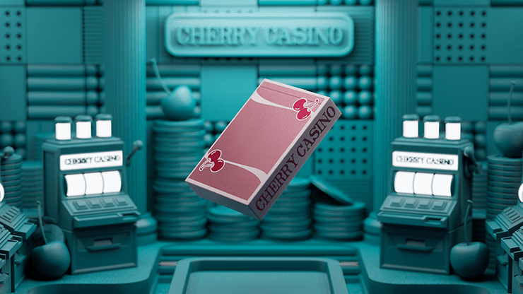 PlayingCardDecks.com-Cherry Casino Sin City Flamingo Quartz Pink Playing Cards USPCC