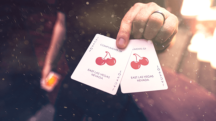 PlayingCardDecks.com-Cherry Casino Summerlin Sunset Orange Playing Cards USPCC