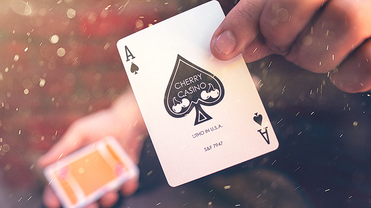 PlayingCardDecks.com-Cherry Casino Summerlin Sunset Orange Playing Cards USPCC