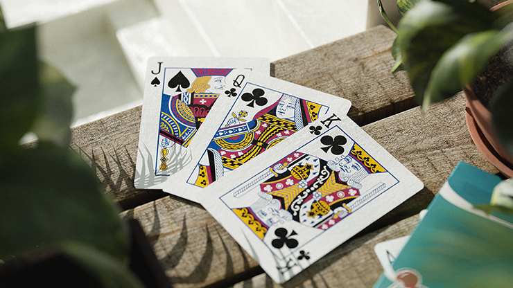 PlayingCardDecks.com-Cherry Casino Tropicana Teal Playing Cards USPCC