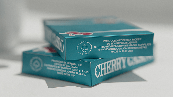 PlayingCardDecks.com-Cherry Casino Tropicana Teal Playing Cards USPCC