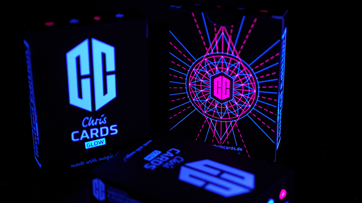 PlayingCardDecks.com-Chris Cards GLOW Playing Cards 2 Deck Gift Box