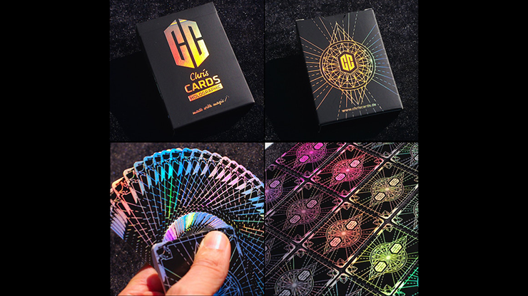 PlayingCardDecks.com-Chris Cards Holographic Playing
