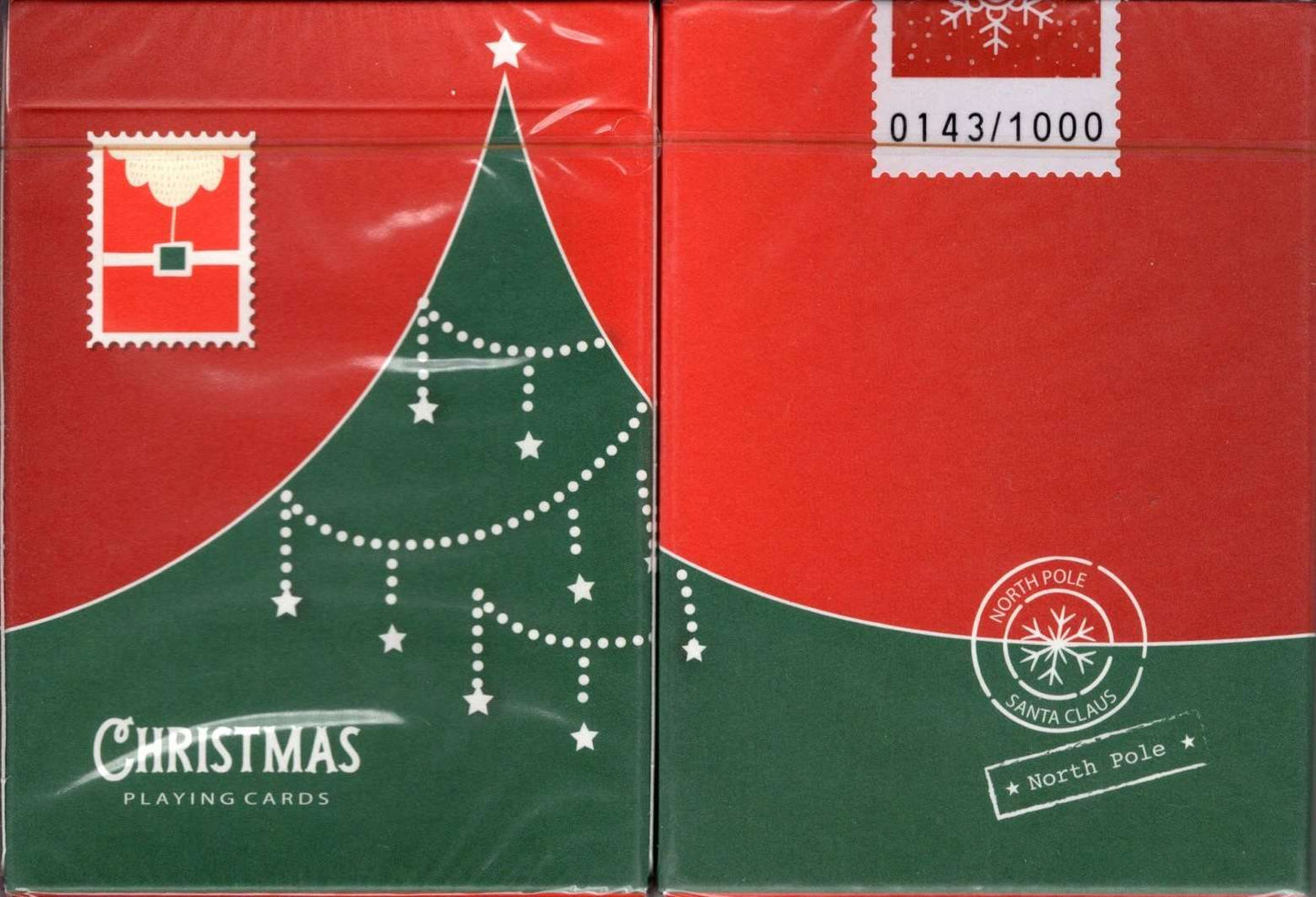 PlayingCardDecks.com-Christmas Playing Cards 2 Deck Set