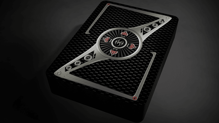 PlayingCardDecks.com-Chrome Kings Carbon Foil Box Playing Cards USPCC