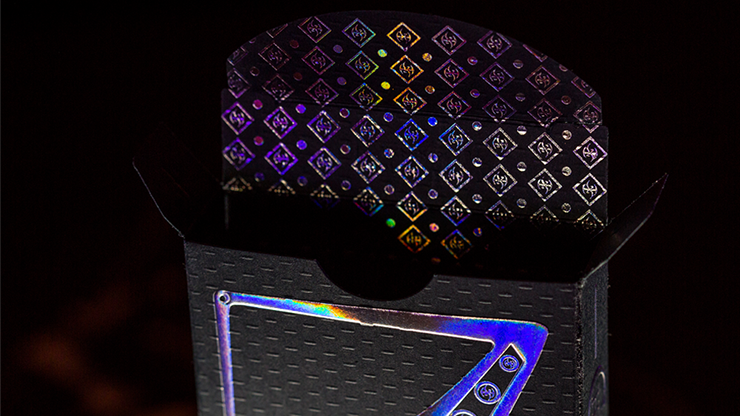 PlayingCardDecks.com-Chrome Kings Carbon Foil Box Playing Cards USPCC