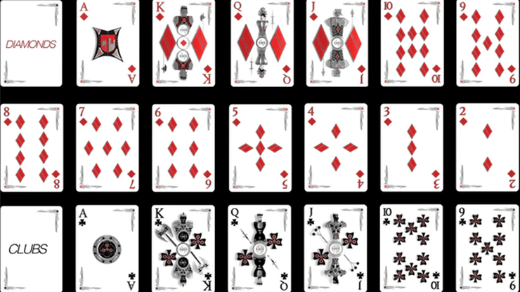 PlayingCardDecks.com-Chrome Kings Carbon Playing Cards USPCC