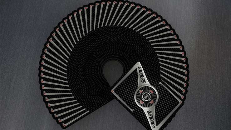 PlayingCardDecks.com-Chrome Kings Carbon Playing Cards USPCC