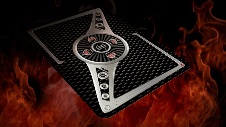 PlayingCardDecks.com-Chrome Kings Carbon Playing Cards USPCC