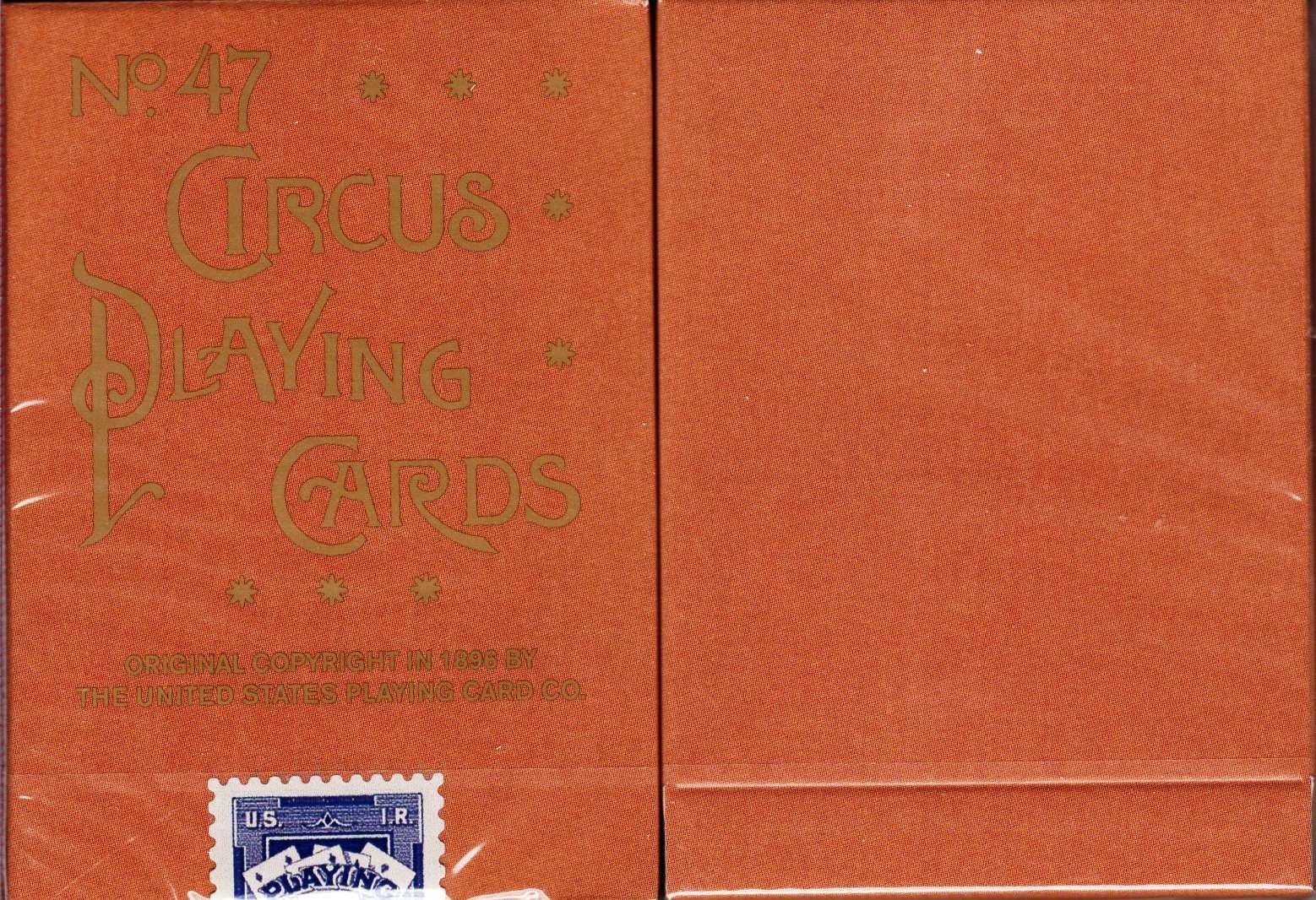 PlayingCardDecks.com-Circus Reproduction Gilded Playing Cards USPCC: Peach Deck