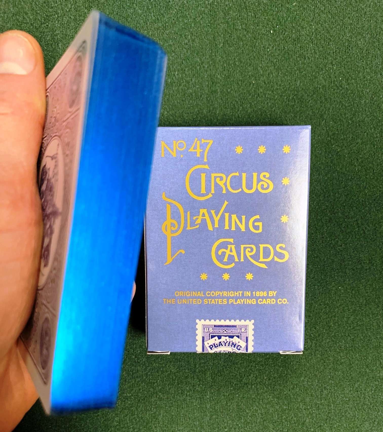 PlayingCardDecks.com-Circus Reproduction Gilded Playing Cards USPCC
