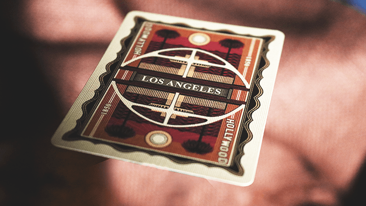 PlayingCardDecks.com-City Skylines Los Angeles Bicycle Playing Cards