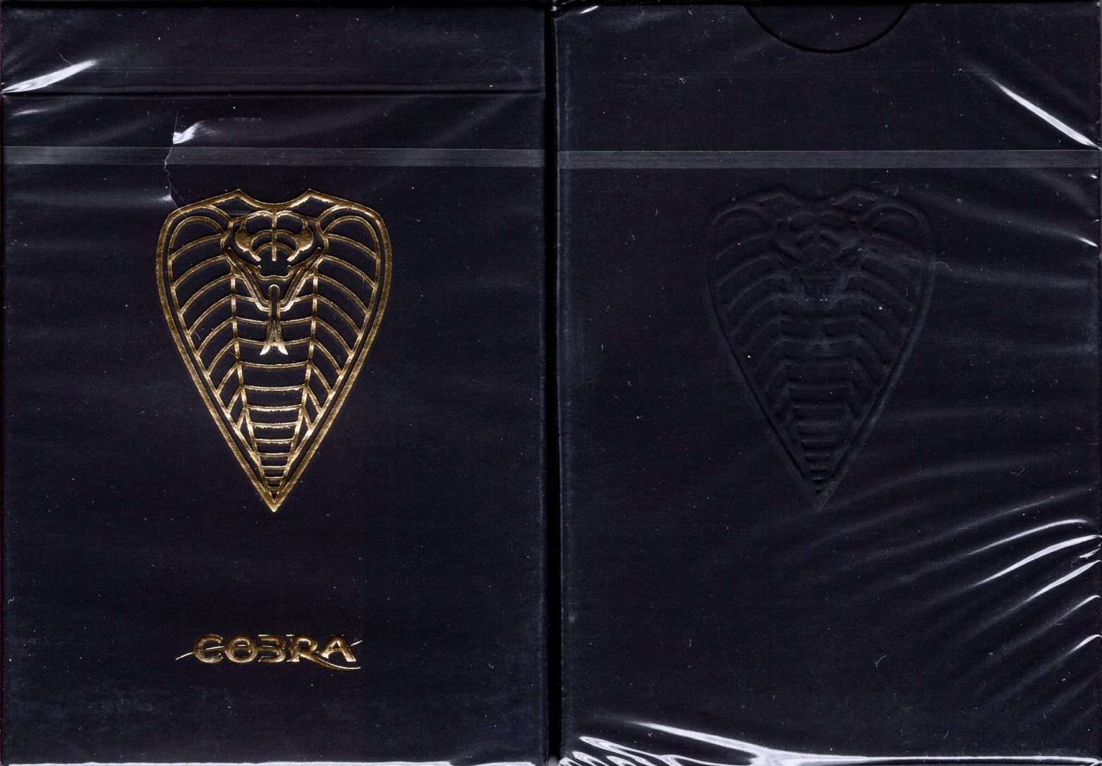 PlayingCardDecks.com-Cobra Black Playing Cards Cartamundi