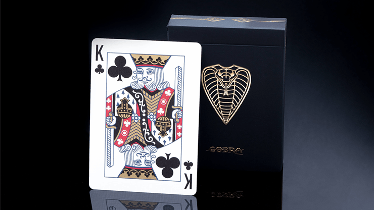 PlayingCardDecks.com-Cobra Black Playing Cards Cartamundi