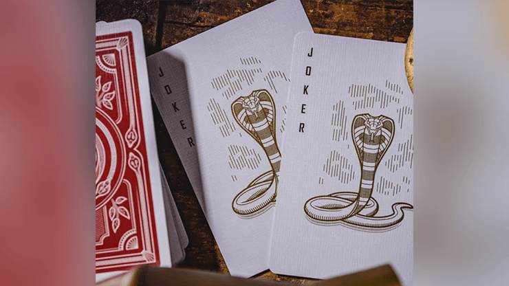 PlayingCardDecks.com-COBRA Red v2 Playing Cards Cartamundi
