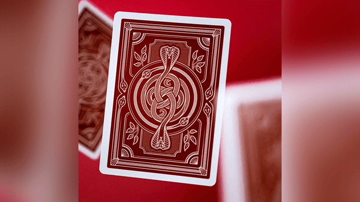 PlayingCardDecks.com-COBRA Red v2 Playing Cards Cartamundi