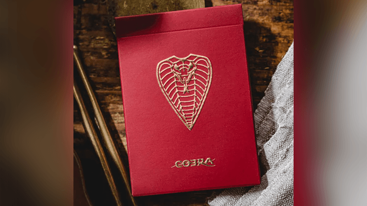 PlayingCardDecks.com-COBRA Red v2 Playing Cards Cartamundi