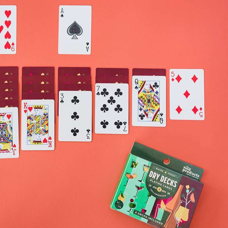 PlayingCardDecks.com-Cocktail Concoctions Plastic Playing Cards 2 Deck Set