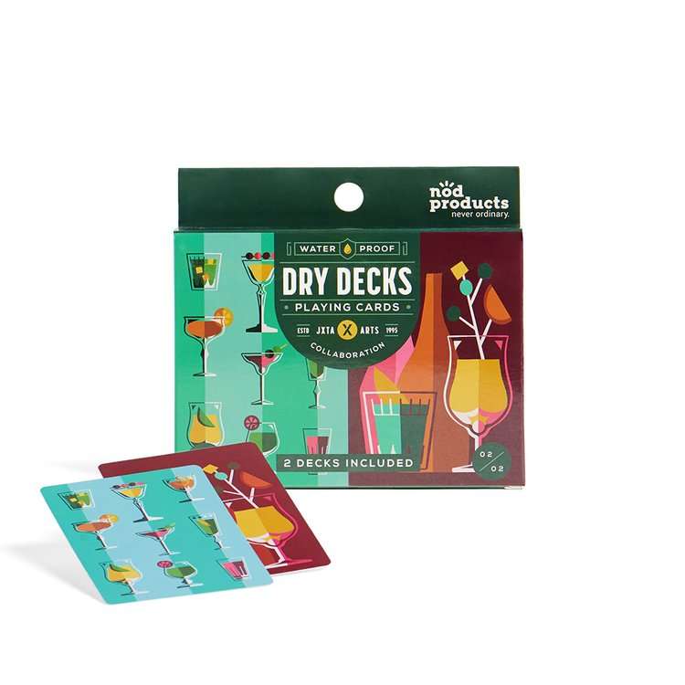 PlayingCardDecks.com-Cocktail Concoctions Plastic Playing Cards 2 Deck Set