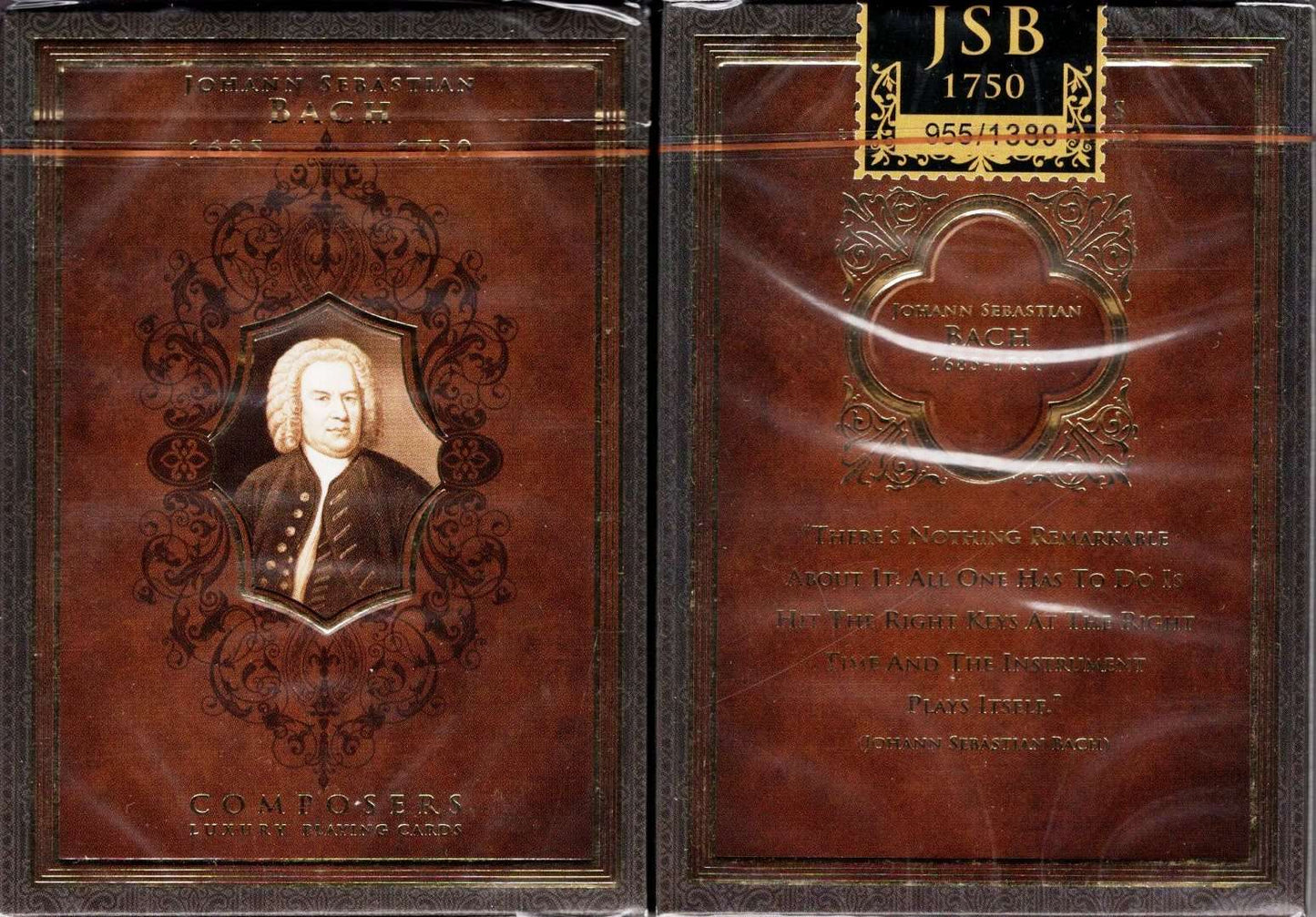 PlayingCardDecks.com-Composers Bach Playing Cards NPCC