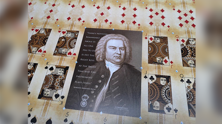 PlayingCardDecks.com-Composers Bach Playing Cards NPCC