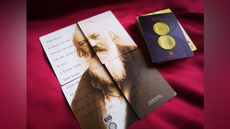 PlayingCardDecks.com-Composers Brahms Playing Cards NPCC