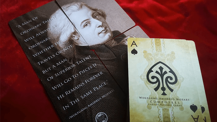 PlayingCardDecks.com-Composers Mozart Playing Cards NPCC