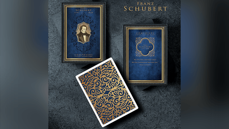 PlayingCardDecks.com-Composers Schubert Playing Cards NPCC