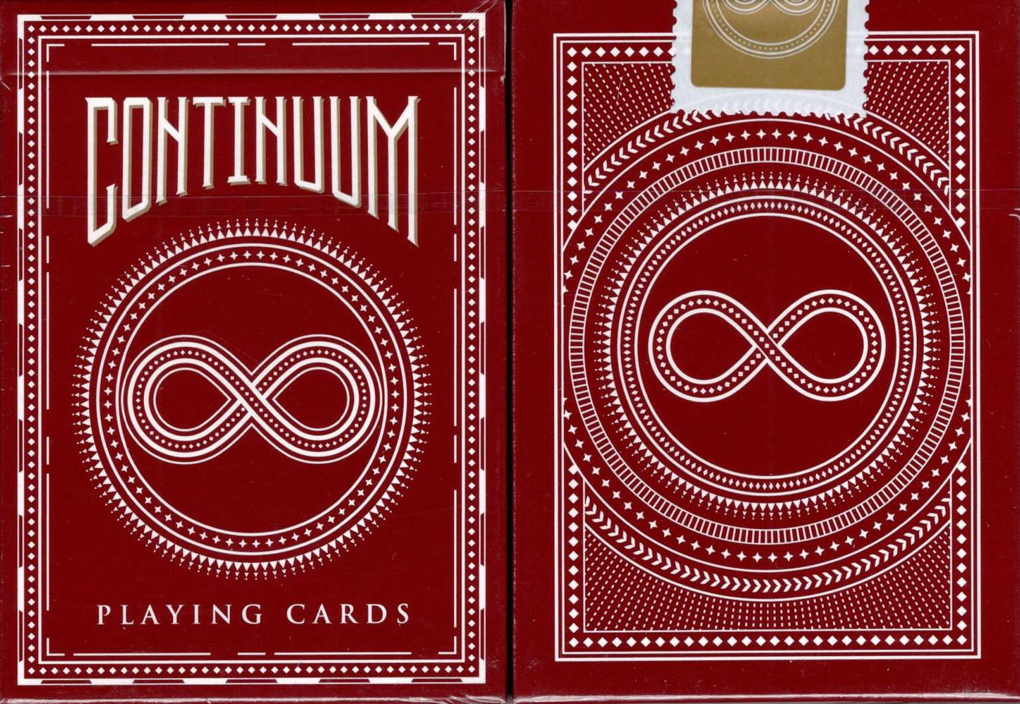 PlayingCardDecks.com-Continuum Burgundy Playing Cards