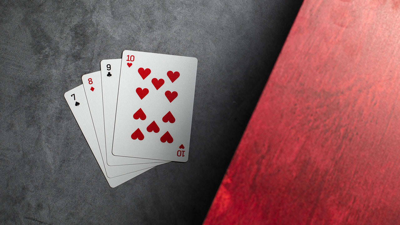 PlayingCardDecks.com-Continuum Burgundy Playing Cards