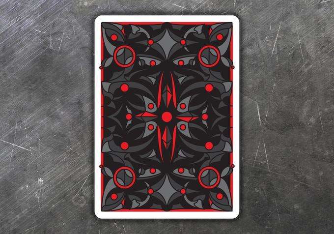 PlayingCardDecks.com-Contour Crimson Red Playing Cards MPC