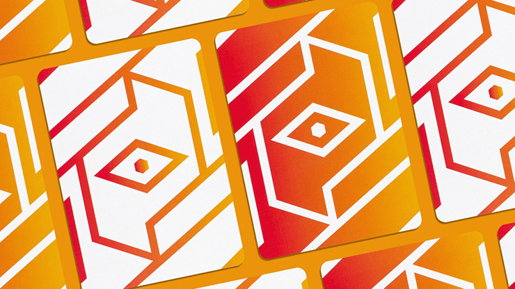 PlayingCardDecks.com-Copag 310 Alpha Orange Cardistry Cards Cartamundi