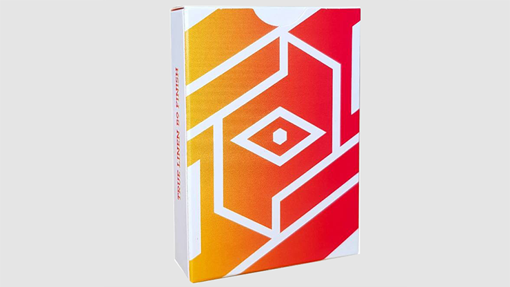 PlayingCardDecks.com-Copag 310 Alpha Orange Cardistry Cards Cartamundi