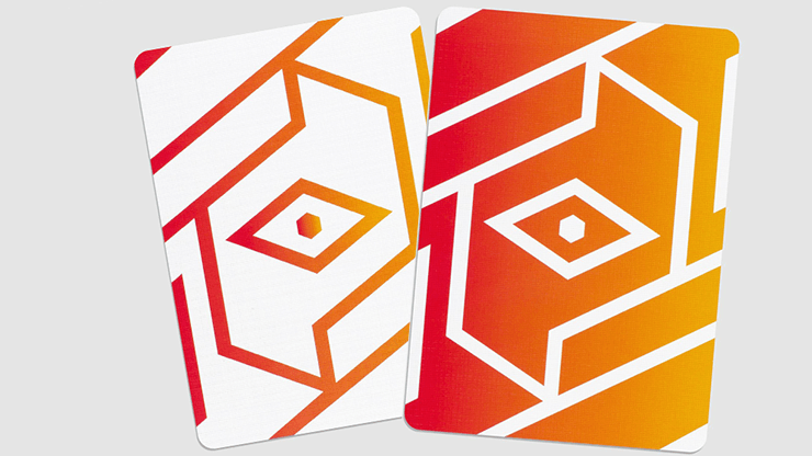 PlayingCardDecks.com-Copag 310 Alpha Orange Cardistry Cards Cartamundi