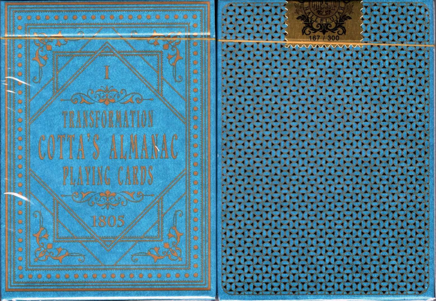 PlayingCardDecks.com-Cotta's Almanac #1 Gilded Playing Cards USPCC