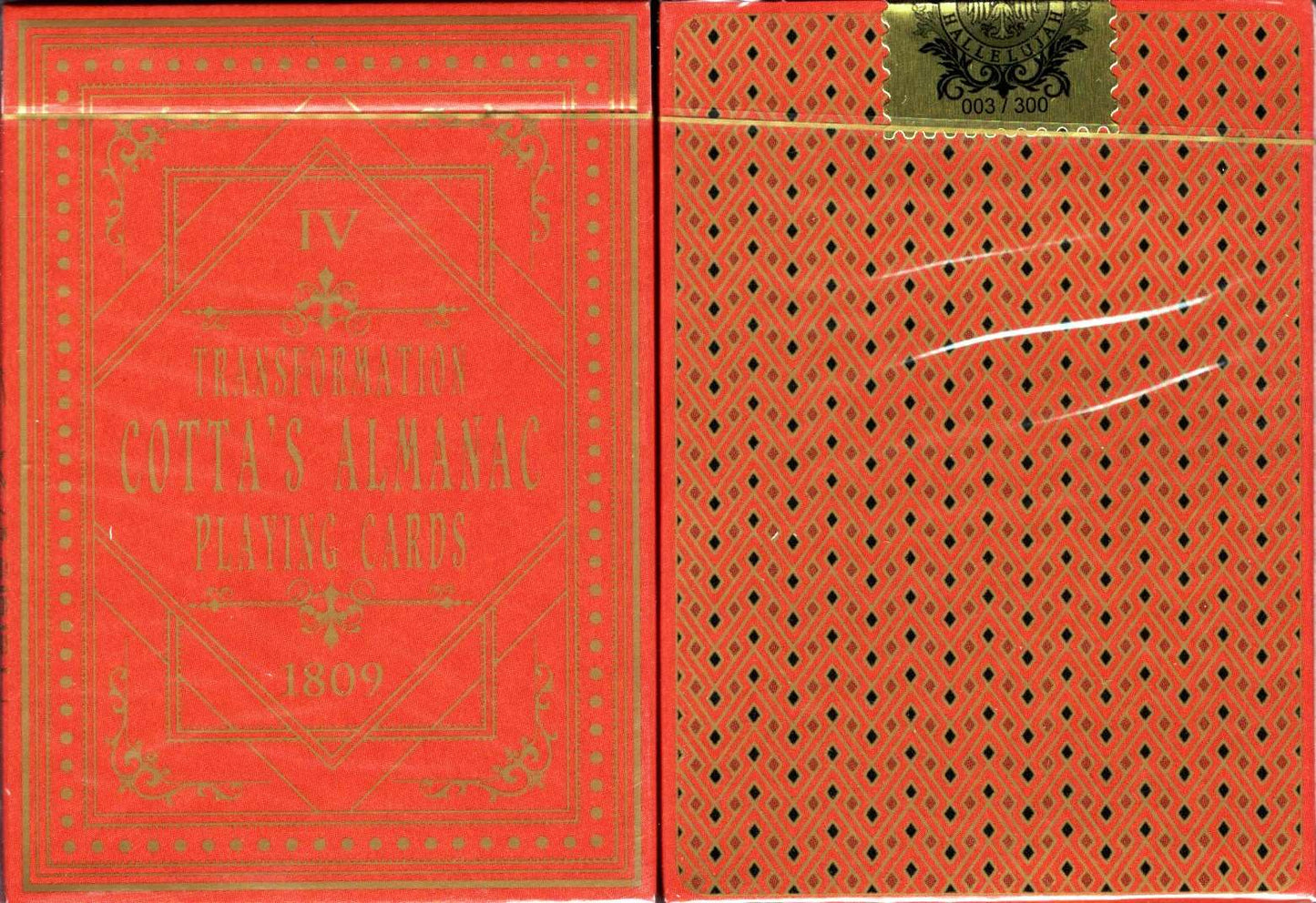 PlayingCardDecks.com-Cotta's Almanac #4 Gilded Playing Cards USPCC
