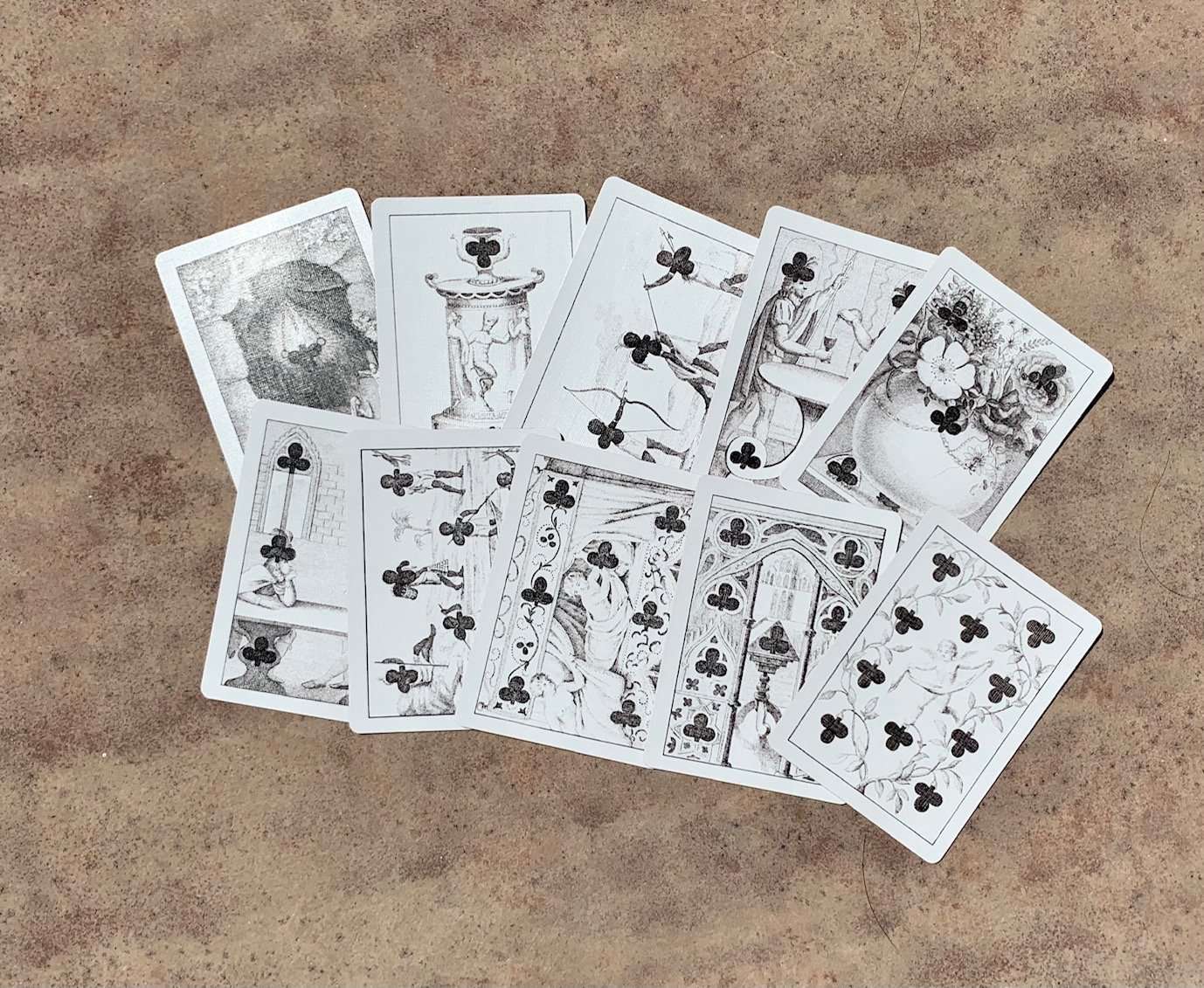 PlayingCardDecks.com-Cotta's Almanac #4 Gilded Playing Cards USPCC