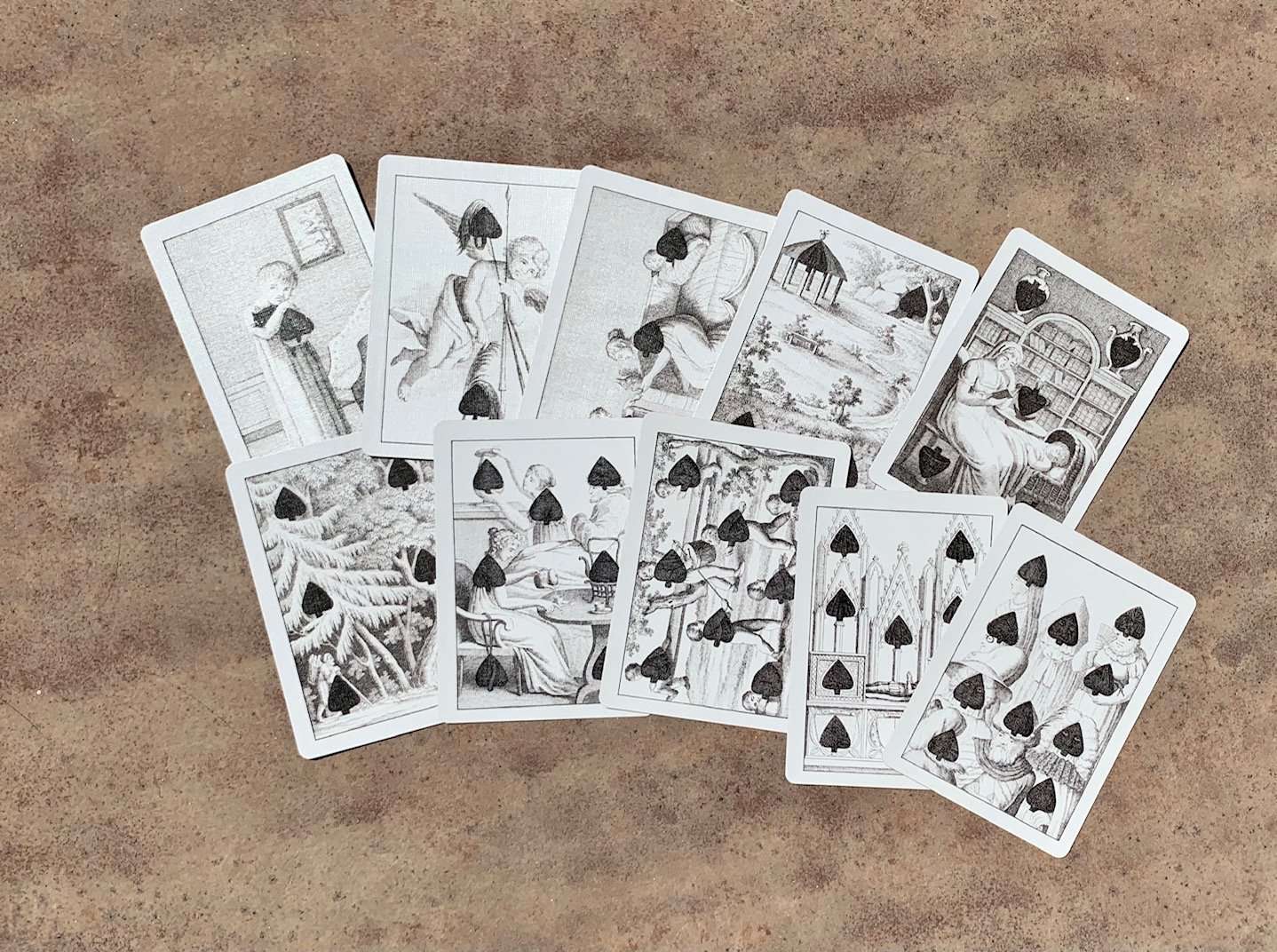 PlayingCardDecks.com-Cotta's Almanac #4 Gilded Playing Cards USPCC