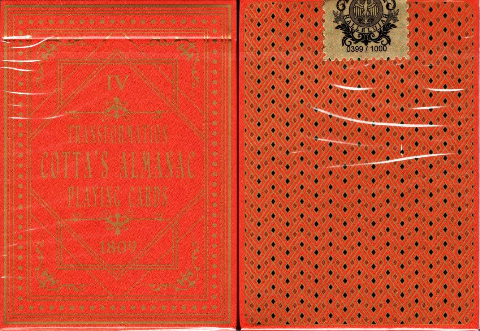 PlayingCardDecks.com-Cotta's Almanac #4 Limited Playing Cards USPCC