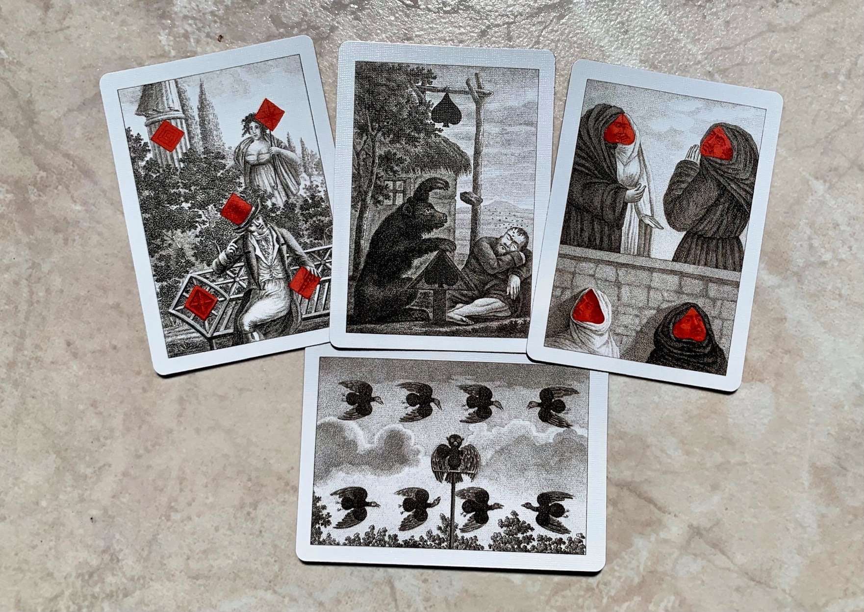 PlayingCardDecks.com-Cotta's Almanac #5 Gilded Playing Cards USPCC