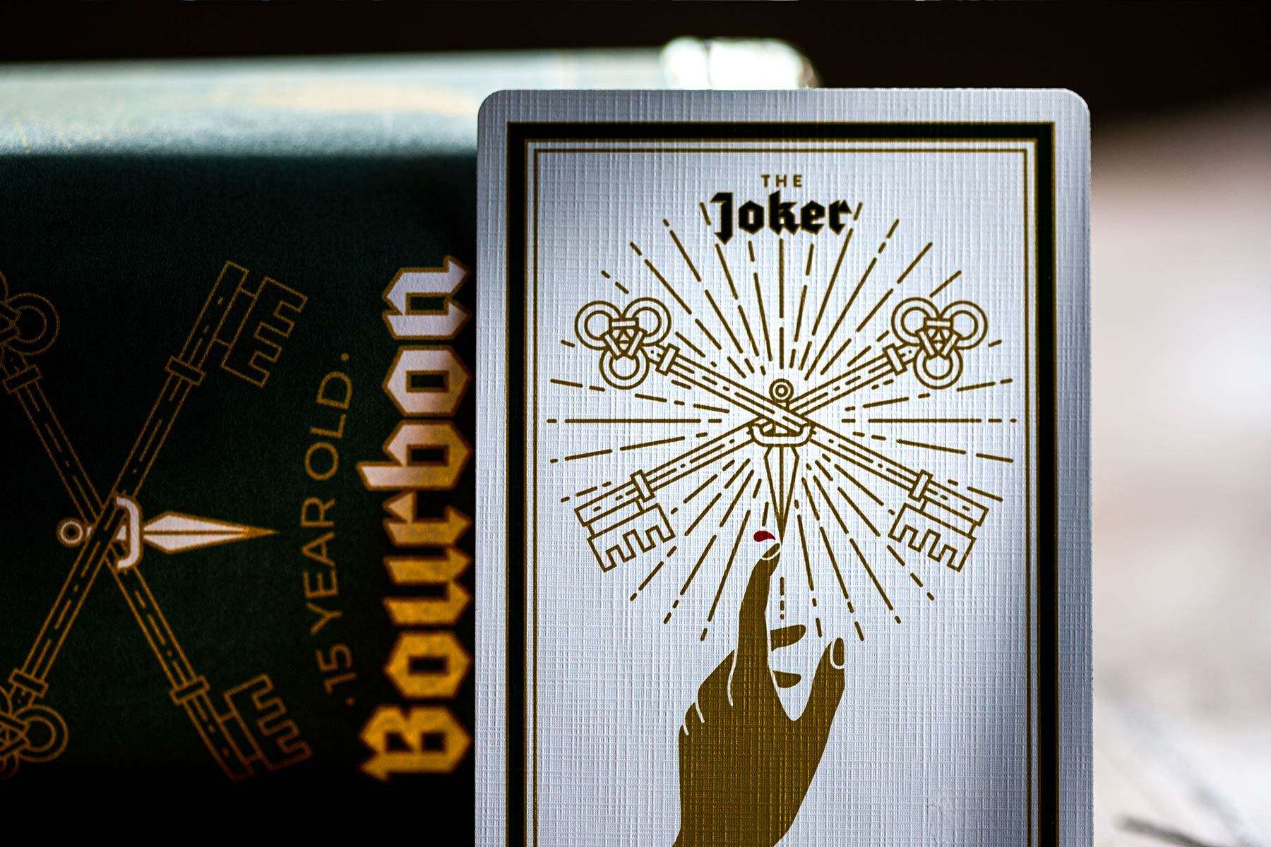 PlayingCardDecks.com-Crossed Keys Marked Playing Cards Cartamundi