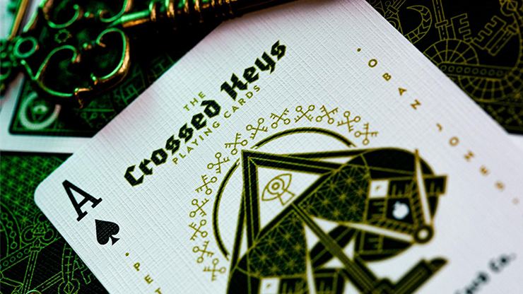 PlayingCardDecks.com-Crossed Keys v2 Marked Playing Cards USPCC