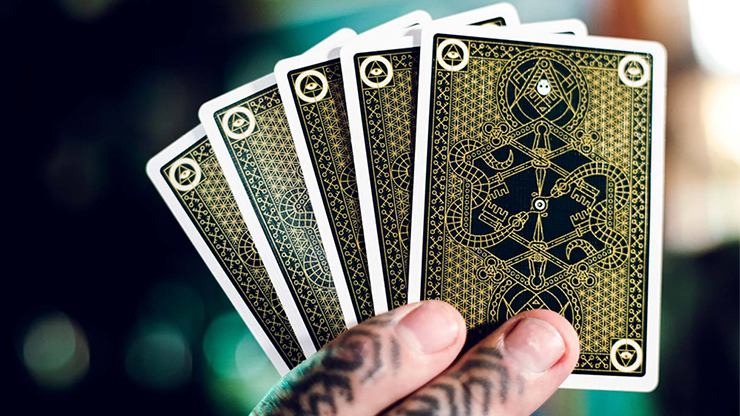 PlayingCardDecks.com-Crossed Keys v2 Marked Playing Cards USPCC