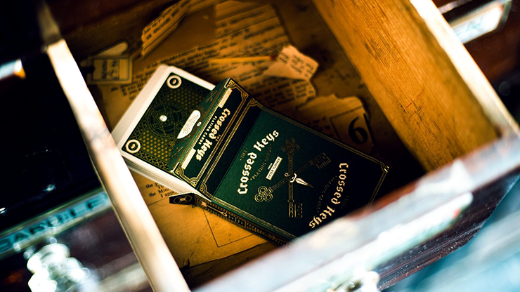 PlayingCardDecks.com-Crossed Keys v2 Marked Playing Cards USPCC