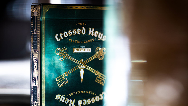 PlayingCardDecks.com-Crossed Keys v2 Marked Playing Cards USPCC