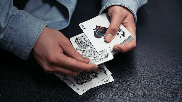 PlayingCardDecks.com-Crow Playing Cards (With Temporary Tattoos)