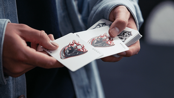 PlayingCardDecks.com-Crow Playing Cards (With Temporary Tattoos)