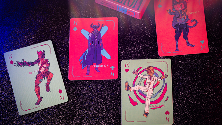 PlayingCardDecks.com-Cyberpunk Origin Acelion Playing Cards