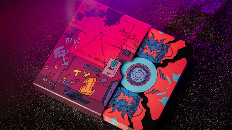 PlayingCardDecks.com-Cyberpunk Origin Acelion Playing Cards